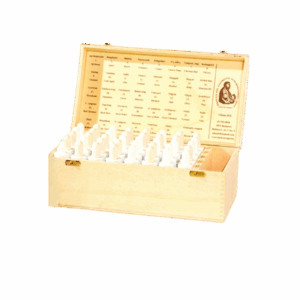 Bach-Flower Essences wooden storage box