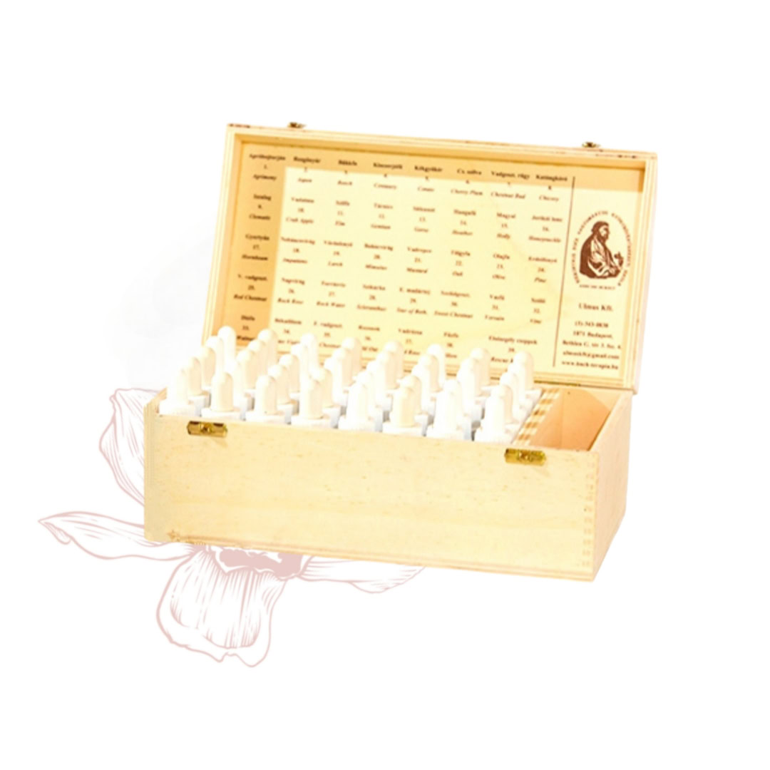 Bach-Flower essence series in wooden box