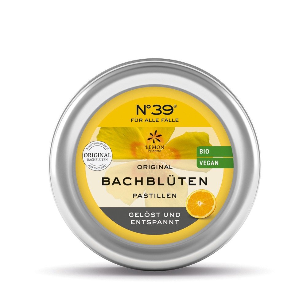 Bio Bach-virág pasztilla narancsos 45 g